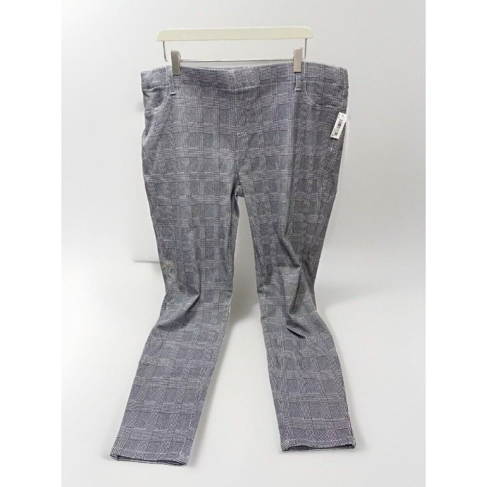 Women's XXL Grey Plaid Pants – Brand New, Stylish, and Comfortable Fit!